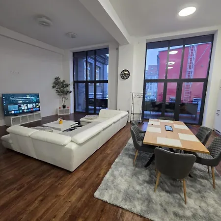 Urban Loft With Gallery & Xxl Sofa Bed Magdeburg