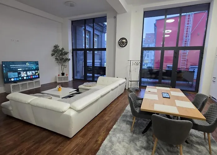 Urban Loft With Gallery & Xxl Sofa Bed Magdeburg